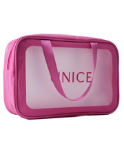 UNice Bubble Gum Pink Wash Bag Makeup Bag