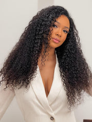 UNice 7x5 Bye-Bye Knots Wig 150% Density Jerry Curly Wig With Bleached Invisible Knots