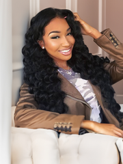 UNice Hair Loose Wave Hair Extensions Unprocessed Human Virgin Hair