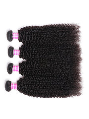 UNice Hair 4 Bundles Kinky Curly Unprocessed Virgin Hair