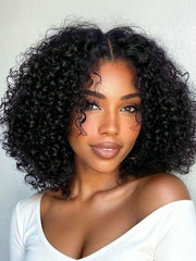 UNice Bye-Bye Knots TM 7x5 Lace Black Fluffy Kinky Coils Texture Wig with Invisi Drawstring