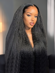 UNice 4Pcs Kinky Straight Remy Human Hair Bundles