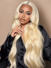 UNice 3Pcs 613 Blonde Human Hair Weft Body Wave Bundles