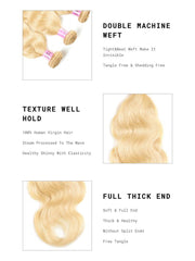 UNice Brazilian Hair Body Wave One Bundle 100% Unprocessed Brazilian Virgin Human Hair Natural Hair Icenu Series