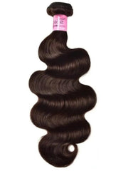 UNice Hair Dark Brown Color Human Hair 1 Bundle #2 Color Body Wave Straight