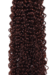 UNice Reddish Brown Jerry Curl 1Pc 100% Remy Human Hair Bundle