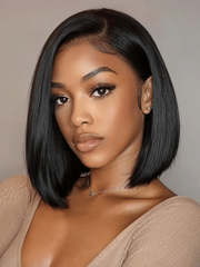 UNice Bye-Bye Knots Wig 7x5 & 13x4 Put On And Go Glueless Lace Bleached Knots Pre Layered Bob With Drawstring Wig