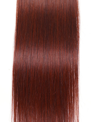 UNice Reddish Brown Straight 1Pc 100% Remy Human Hair Bundle