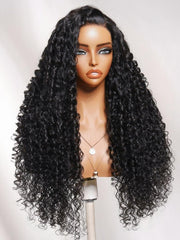 UNice 13x4 Bye Bye Slip TM Lace Frontal Natural Black Springy Curls with Natural Coily Texture Wig