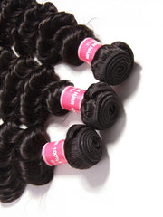 UNice Deep Wave Malaysian Remy Hair 3 Bundles Deal Free Fast Shipping