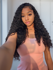 UNice Hair Icenu Series 1 Pieces Deep Wave Human Virgin Hair Weaving