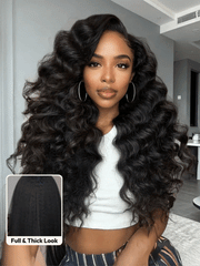 UNice 13x4 HD Real Scalp TM Wig Invisible Lace Frontal Black Kinky Straight Wig With Invisi Drawstring
