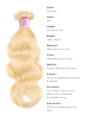 UNice Brazilian Hair Body Wave One Bundle 100% Unprocessed Brazilian Virgin Human Hair Natural Hair Icenu Series