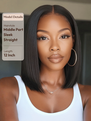 UNice Bye-Bye Knots Wig 7x5 & 13x4 Put On And Go Glueless Lace Bleached Knots Pre Layered Bob With Drawstring Wig
