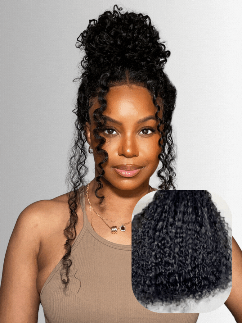 UNice 7x5 Bye-Bye Knots Wig 150% Density Jerry Curly Wig With Bleached Invisible Knots