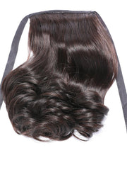 UNice Machine-Made Natural Black Loose Wave Clip-In Ponytail Extension