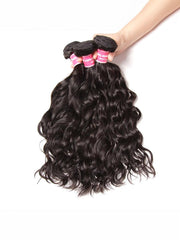 UNice Natural Wave Texture Human Hair 3Pcs Bundles