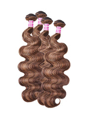 UNice Gorgeous Highlight Honey Blonde Bouncy Body Wave Hair 4 Bundles