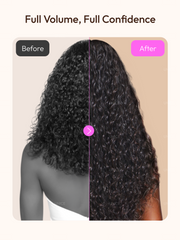 UNice Blend & Secure 10 seconds flip-over Half Wig Water Wave With Drawstring Glueless Wig