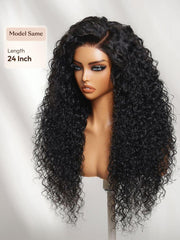 UNice 7x5 Bye-Bye Slip TM Lace Side Part Curly Wigs with Defined Curls