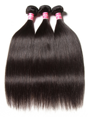UNice Straight Remy Human Hair Bundles 3Pcs Deal